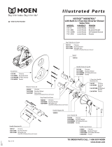 Moen T4113ORB Exploded Parts View