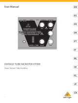 Behringer VT999 Instrukcja obsługi