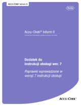 Roche ACCU-CHEK Inform II Instrukcja obsługi
