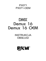 PXM PX071-OPF Instrukcja obsługi