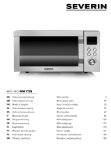SEVERIN MW 7778 Stainless Steel Microwave Oven Instrukcja obsługi