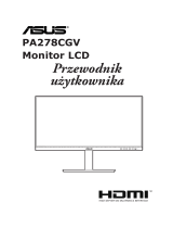 Asus ProArt Display PA278CGV instrukcja