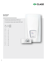 clage DSX Touch Twin Skrócona instrukcja obsługi