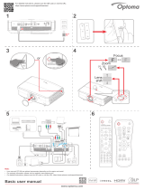 Optoma UHZ65LV 4K Laser DLP Projector Instrukcja obsługi