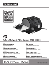 Parkside PTSG 140 D2 Disc Sander Instrukcja obsługi