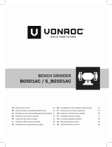 Vonroc BG501AC Bench Grinder Instrukcja obsługi