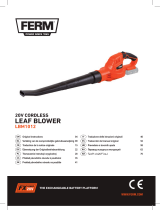 Ferm LBM1012 20V Cordless Leaf Blower Instrukcja obsługi