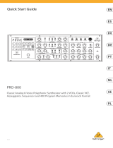 Behringer PRO-800 Skrócona instrukcja obsługi