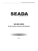 Seada SD-MV-0501 4K 5X1 Seamless Switcher Instrukcja obsługi