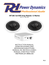 Power Dynamics 952.502 WT10A Set Wifi Amp Module +2 Marine Instrukcja obsługi