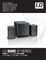 LD Systems DAVE 15 G3 Instrukcja obsługi