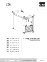 GYS EXAGON 400 FLEX CC/CV Instrukcja obsługi