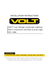 VOLT VPL-1006 Coachman LED Path and Area Light Instrukcja obsługi
