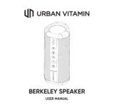 URBAN VITAMIN IPX7 Berkeley Speaker Instrukcja obsługi