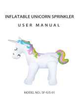 Unicorn SF-IUS-01 Inflatable Unicorn Sprinkler Instrukcja obsługi