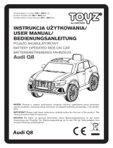 TOYZ Audi Q8 Battery Operated Ride On Car Instrukcja obsługi
