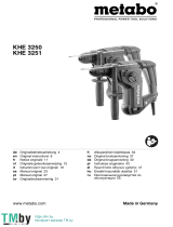 Metabo KHE 3250 Combination Hammer Instrukcja obsługi