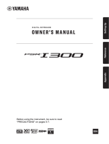 Yamaha PSR-I300 Instrukcja obsługi