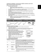 Acer X203H Skrócona instrukcja obsługi