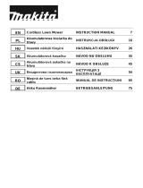 Makita DLM382 Cordless Lawn Mower Instrukcja obsługi