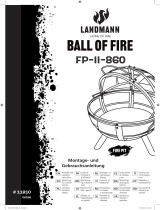 LANDMANN Feuerkorb "Ball of Fire", 89,5 x 79,5 cm Instrukcja obsługi