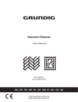 Grundig VCC 4150 L Vacuum Cleaner Instrukcja obsługi