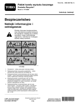 Toro Side Discharge Chute Kit, Recycler Lawn Mower Instrukcja instalacji
