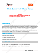 Anjielo Smart 4-inch Central Control Panel Instrukcja obsługi
