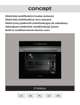 Concept ETV8960bc Built In Multifunctional Electric Oven Instrukcja obsługi