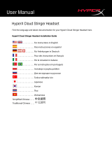 HyperX HX-HSCS-BK-EE Cloud Stinger Headset Instrukcja obsługi