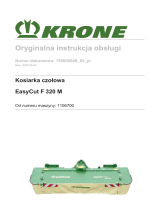 Krone BA EasyCut F 320 M Instrukcja obsługi