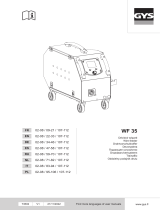 GYS AIR/WATER WIRE FEEDER WF 35 Instrukcja obsługi