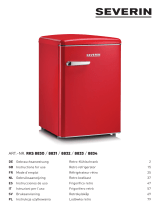 SEVERIN RKS 8830 Retro Refrigerator Instrukcja obsługi