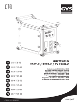 GYS 250T-C Multiweld MMA Welding Machine Instrukcja obsługi