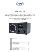 PNI RD290 Internet DAB and FM Radio Instrukcja obsługi