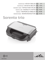 eta 1151 Sorento Trio Sandwich Maker Instrukcja obsługi