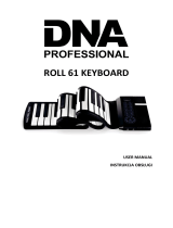 DNA 61 Keys Roll Up Piano Instrukcja obsługi