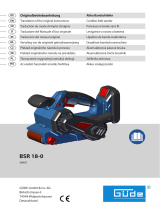 G de BSR 18-0 Cordless Belt Sander Instrukcja obsługi