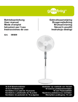 Goobay 59509 Pedestal Fan Instrukcja obsługi