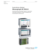 Endres+Hauser Memograph M, RSG45 Instrukcja obsługi