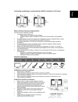 Acer B243PHL Skrócona instrukcja obsługi