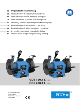 Güde GDS 150.1 L Duplex Grinding Machine Instrukcja obsługi