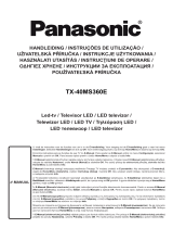 Panasonic TX40MS360E Skrócona instrukcja obsługi