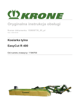 Krone BA EasyCut R 400 Instrukcja obsługi