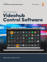 Blackmagic Videohub Control Software  Instrukcja obsługi