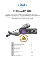 PNI Escort HP 8500 CB Radio and MP3 Player Instrukcja obsługi