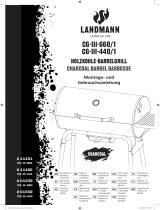 LANDMANN Holzkohlegrill "Black Taurus 440" Instrukcja obsługi