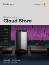 Blackmagic Cloud Store  Instrukcja obsługi