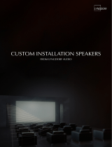 LYNGDORF LS-1000 Series Line Source Speaker Instrukcja instalacji