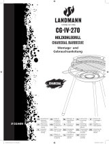 LANDMANN Holzkohle-Rundgrill, "CG-IV-270", 45,5cm, Schwarz Instrukcja obsługi